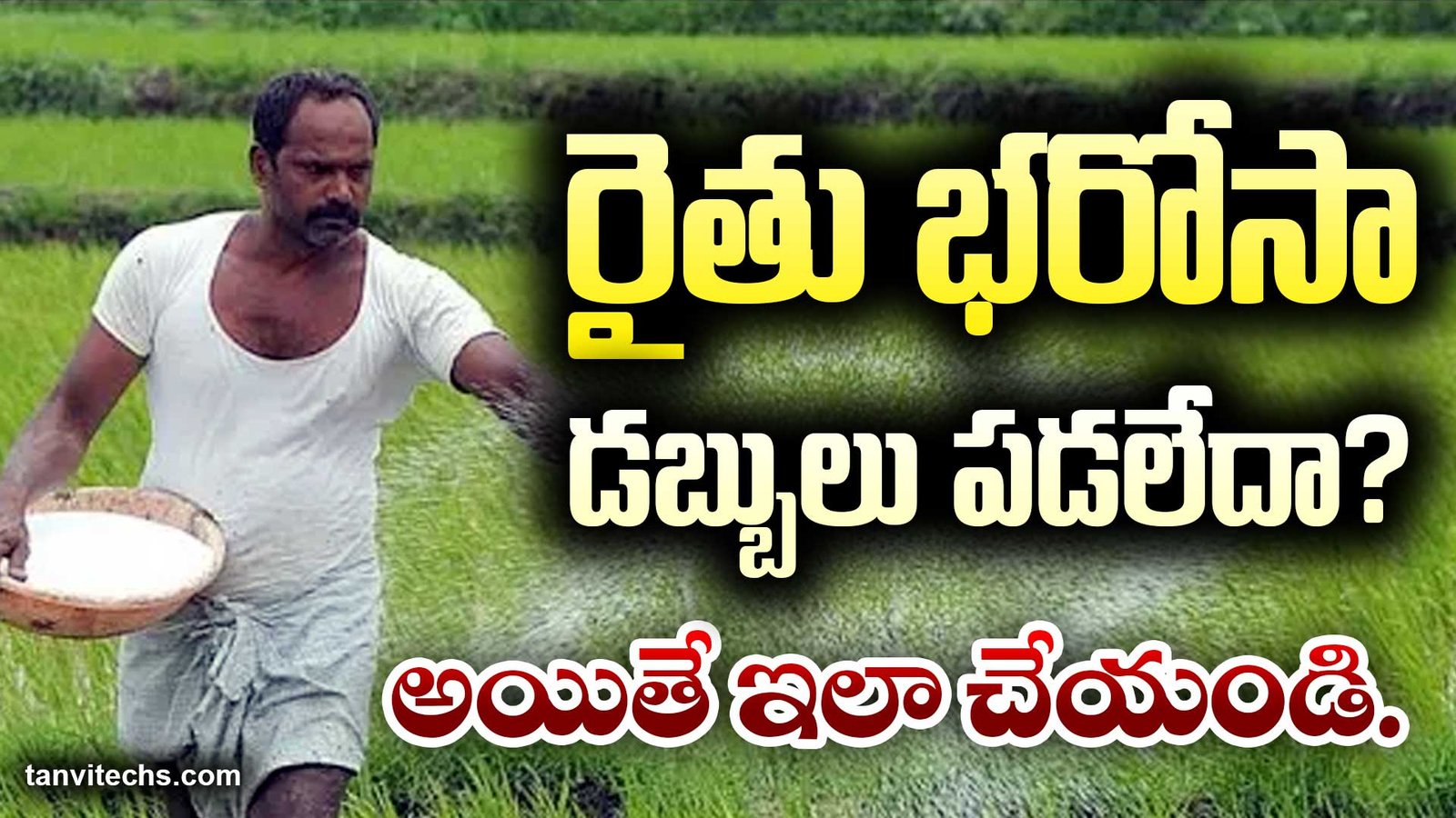 రైతు భరోసా డబ్బులు పడలేదా? అయితే ఇలా చేయండి. Raithu Barosa Status
