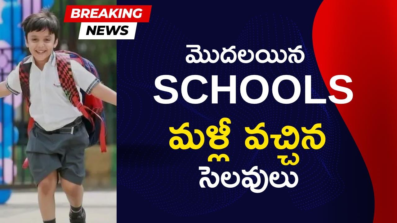 స్కూల్ మొదలయ్యాయి కానీ మళ్ళీ సెలవులు వచ్చేసాయి! తలలు పట్టుంకుంటున్న పేరెంట్స్. ఎంజాయ్ చేస్తున్న పిల్లలు.