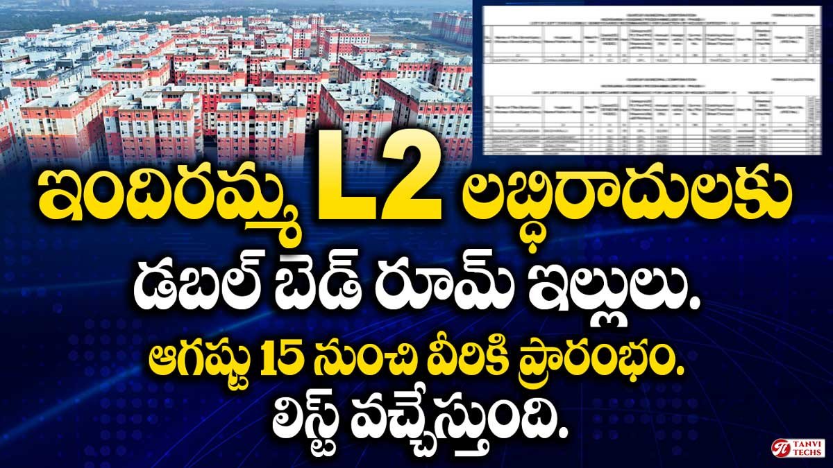 ఇంటి స్థలం లేని వారికి ఆగస్టు 15 లోగా Double Bedroom Houses – తెలంగాణ ప్రభుత్వ కీలక ఆదేశం