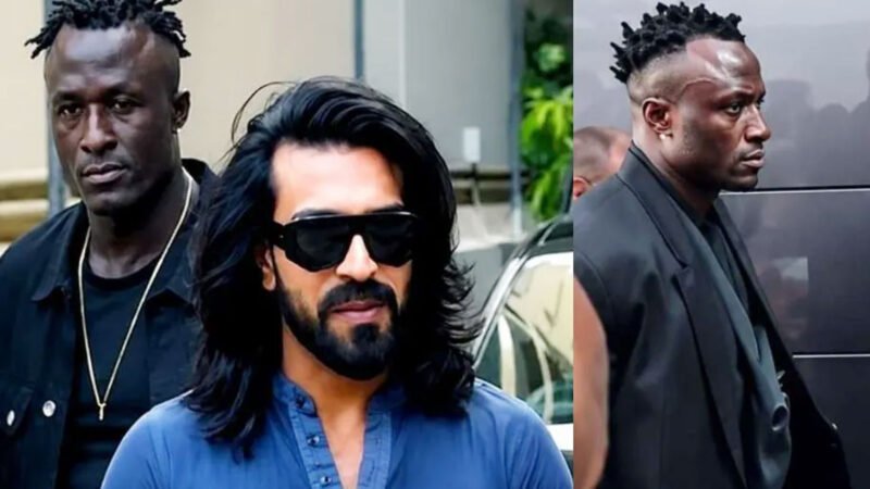 రామ్ చరణ్తో కనిపిస్తున్న ఈ వ్యక్తి ఎవరు..? రోజుకు రూ.4 లక్షలు తీసుకుంటున్న ఆఫ్రికన్ బాడీగార్డ్ గురించి తెలుసా?