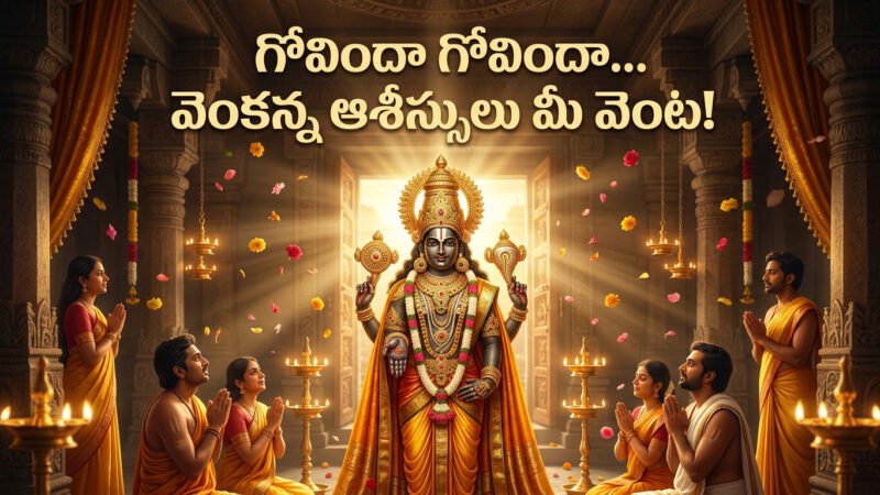శనివారం – శ్రీ వెంకటేశ్వర స్వామి ఆశీస్సులతో శుభోదయం